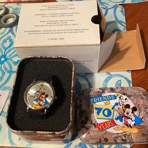 Disney Friends for 70 years analog watch